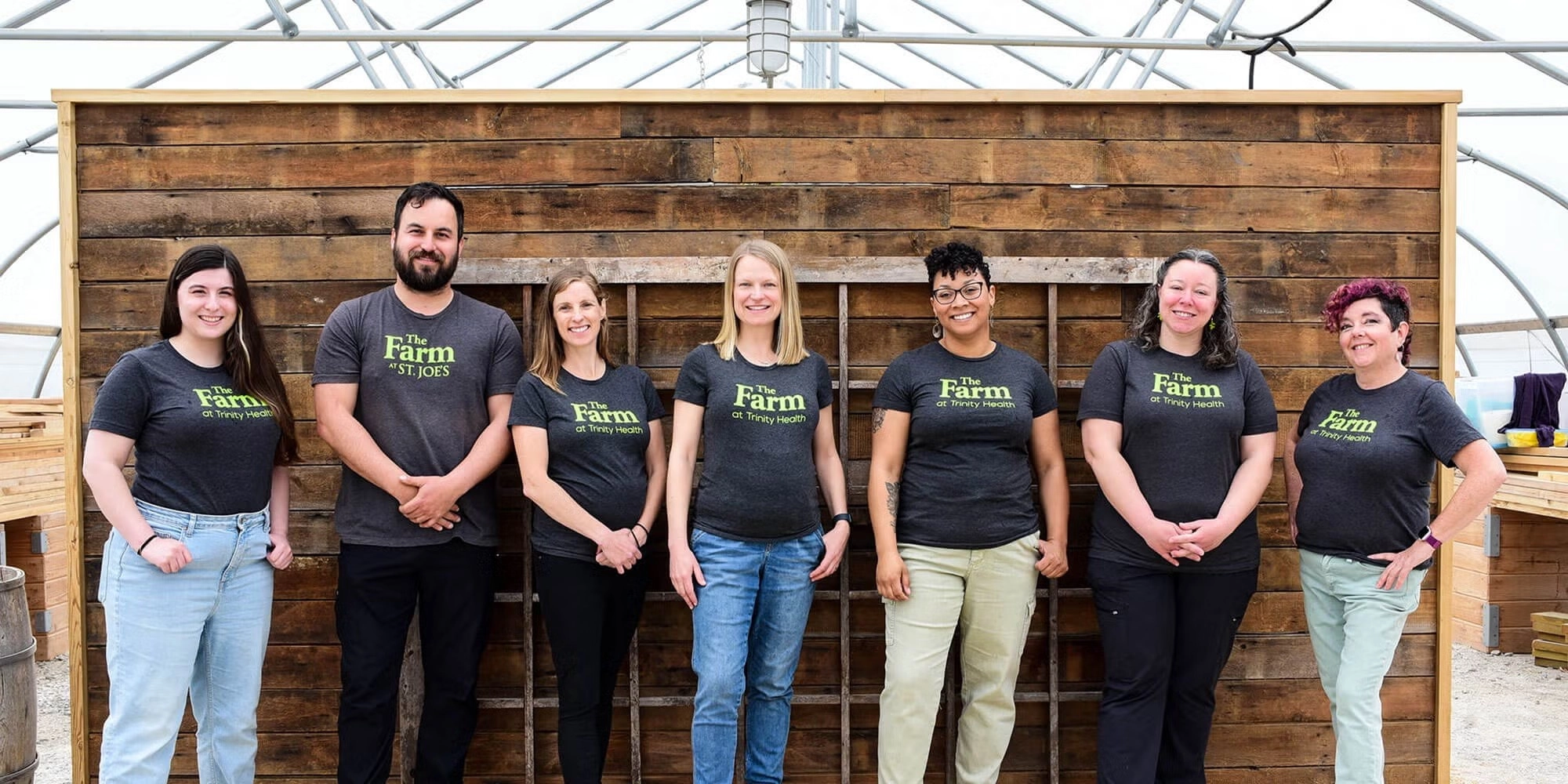 The staff at The Farm at Trinity Health