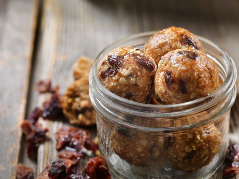 Dried Cranberry and Oat Energy Balls